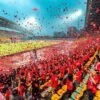 aficionados en el mundial de futbol